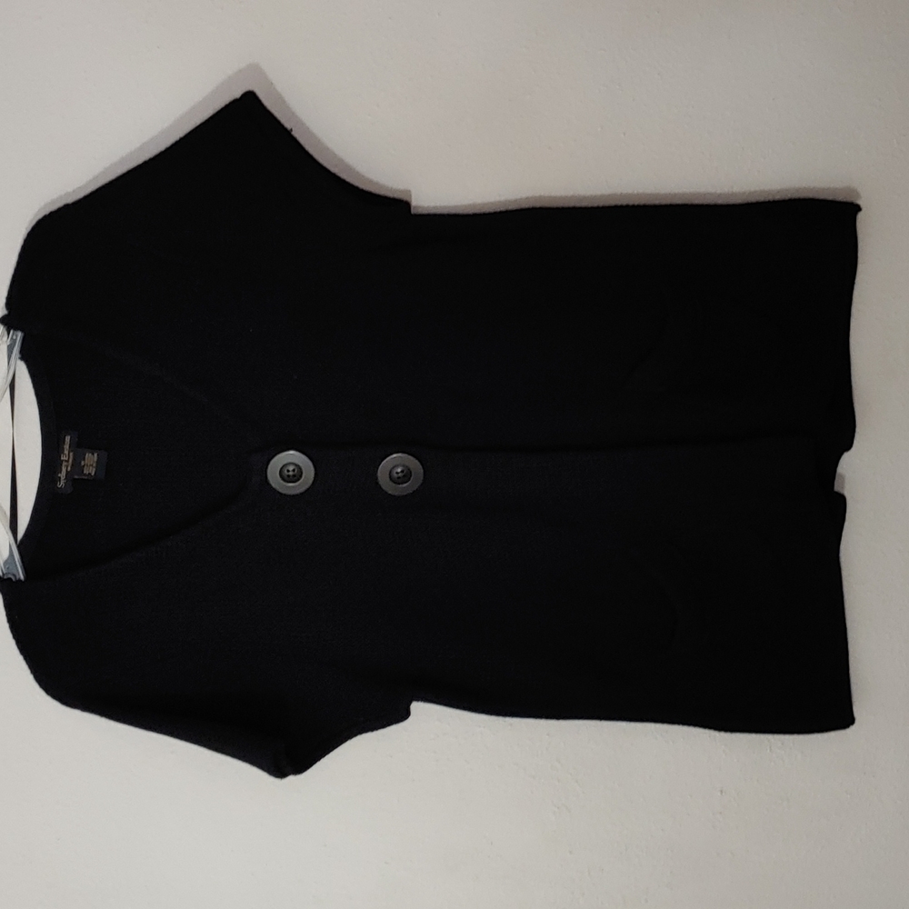 Sydney Easton Women's Size 1X Cap Sleeved Cardigan
